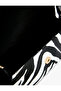 Zebra Patterned Shoulder Bag - 5