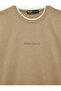Regular Fit Short Sleeve Crew Neck Cotton T-Shirt with Contrast Detail and Printed Design - 4