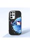 Samsung Galaxy S22 Ultra Compatible Anti-Shock Camera Protected Patterned Printed Black Silicone Case - 2