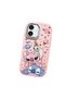 iPhone 17 Compatible Shock-Absorbing Camera Protected Pink Silicone Patterned Case - 3