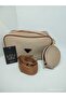 Women's Luxury Design Lined 2-Compartment Coin Purse Desing Hand Shoulder Bag 15X25Cm