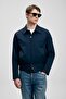 Drake Men's Navy Blue Seasonal Coat - 5