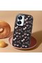 Realme C55 Compatible Anti-Impact Camera Protected Patterned Printed Black Silicone Case - 3