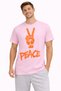 Unisex Oversize T-Shirt Peace Printed 100% Cotton Comfortable Fit Casual T-Shirt