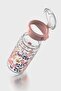 Mono 1800 ml Flower Patterned 3-Piece Glass Jar Set 132067 Pink - 3