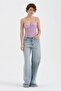 Women's Front Lace Detailed Design Crop Corset - 5