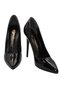 Black Patent Leather Heeled 10 cm Women's Stiletto Shoes - 2