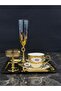 Gold Coffee Presentation Set – Gold Coffee Cup, Turkish Coffee Cup, Coffee Saucer and Tray - Luxury Coffee Set - 5