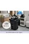 Thick Garbage Bags 10 Pieces 500 Gr X 20 Rolls Black Garbage Bags 80X110 cm Jumbo Industrial Garbage Bags - 2