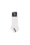 Adelita 3-Piece White Short Jacquard Cotton Standard Fit Unisex Socks - 2
