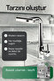 Kitchen Faucet 3 Functions 360 °   Swivel Extension Faucet with Stainless Steel Pull-Out Shower Head - 7