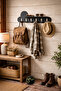 Wall Hanger and Shelf - Bathroom & Kitchen Organizer, Towel and Accessory Rack - 4