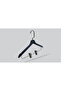 Wooden (Black Nickel Hook) Latch Shirt, Skirt Hanger Black Color 48 Pieces - 3