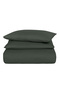 Freesia king size ranforce duvet cover set khaki (3 pieces) 220x240/50x70 khaki - 4