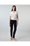 Lurex bel skinny fit pantolon - 2