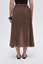 Women's Comfortable Cut Transparent Skirt with Elastic Waist - 5