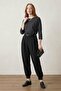 بنطلون MY FASHION بأزرار وحزام عند الخصر - 6