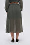 Women's Comfortable Cut Transparent Skirt with Elastic Waist - 5