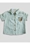 Baby Boy Wild West Printed Shirt and Shorts Set - 3