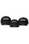 Mom & Dad & Brother Printed Black 3-Piece Family Combination Hat - 3