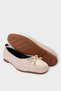 Stylish Daily Women's Ballerina Flats with Bow - Cream - 7