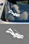 Underwater Diver Sticker – Car Auto Decorative Sticker 15X9Cm