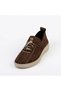 Stitched Rubber Laced Nubuck Sports Ballet Shoes - 5