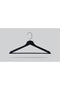 Wooden Bar (Black Nickel Hook) Shirt and Trouser Hanger Black Color 48 Pieces - 3