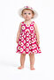 Sweet Baby Girl Daisy Patterned Style Dress with Hat Summer Combination
