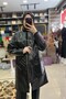سترة جلدية بحزام - 4