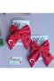 April 23Rd Themed Automatic Clip Bow Holiday Brooch (1 Piece) - 2