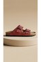 Orthopedic Sole Women's Double Buckle Slippers Daily Comfortable Summer Home and Outdoor Use