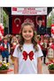 April 23 Themed Red Ribbon Print Children-Adult Tshirt T-Shirt