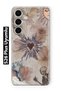 Samsung Galaxy S26 Plus Compatible Heart and Butterfly Collage Pattern Transparent Phone Case