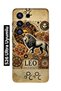 Samsung Galaxy S26 Ultra Compatible Transparent Phone Case with Leo Zodiac Pattern
