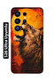 Samsung Galaxy S26 Ultra Compatible Lion Pattern Transparent Phone Case