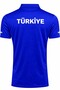 Turkish Flag Logo Polo Collar Lightweight Flexible Quick-Drying Fabric Sports T-Shirt - 3