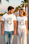 Special Design 100% Cotton Cat Printed White T-Shirt - Premium Summer Unisex