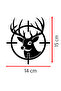 Deer Sticker – Hunting Themed Car Window Hood Sticker - Car Motor Auto Sticker 15X14Cm - 3