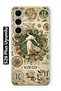 Samsung Galaxy S26 Plus Compatible Virgo Patterned Transparent Phone Case