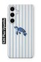 Samsung Galaxy S26 Plus Compatible Transparent Phone Case with Sea Turtle Pattern