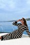 Women's Bohemian Openwork - Summer Perforated Black Beach Dress - 2