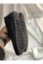 Lora Black Genuine Leather Gel Sole Orthopedic Daily Ballet Flats - 3
