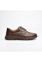 Lace-Up Heel Layer Leather Pool Model Soft Genuine Leather Men's Daily Comfort Shoes Ay-981 - 2