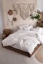 Mayda 6 Piece 100% Cotton Double Duvet Cover Set Mink - 2