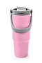 Light Pink Thermos with Straw and Direct Drinking Steel Cup 900 ml 38751 - 7
