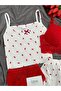 Women's Underwear Oslo Fabric Patterned Shorts Pajama Set - 5
