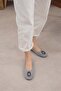 Maura Genuine Suede Ice Blue Women's Ballerinas - 6