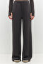 Wide-Legged Sweatpants with Elastic Waistband and Laces - 5