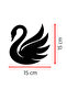 Swan Figured Car Sticker - Elegant Swan Design - Auto Motor Sticker 15X15Cm - 2
